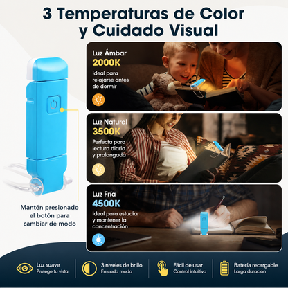 GLOWCLIP™ — Lee Donde Quieras, Sin Molestar A Nadie